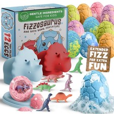 Bath Bombs for Kids with Surprise Toys Inside - 12 Pack Dinosaur Bath Bombs G...