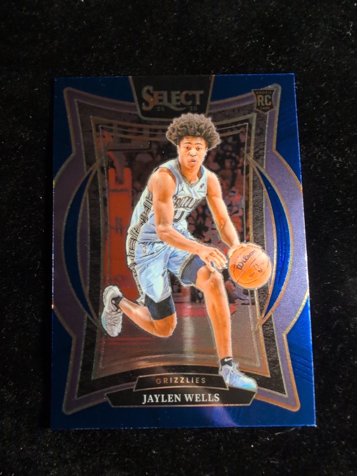 2024-25 Panini Select JAYLEN WELLS Blue Retail ROOKIE #79 Memphis Grizzlies
