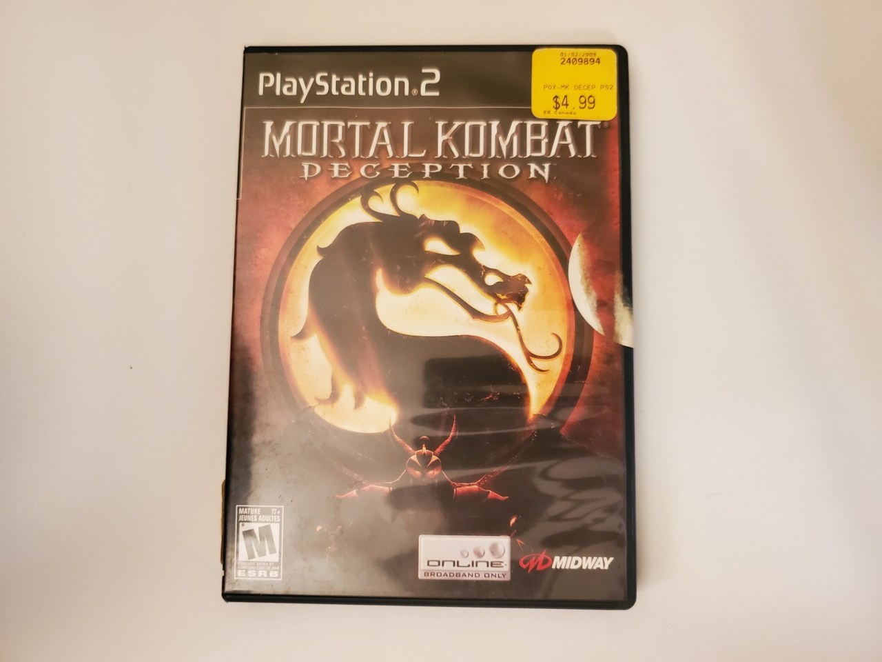 Mortal Kombat Deception (Playstation 2 Ps2) | eBay