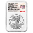 2026-W $1 1-oz Proof American Silver Eagle NGC PF70UC ER American 250th