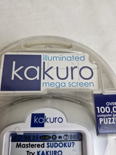 Techno Source Kakuro Illuminated Mega Screen Handheld Electronic Puzzle Game - Picture 4 of 7