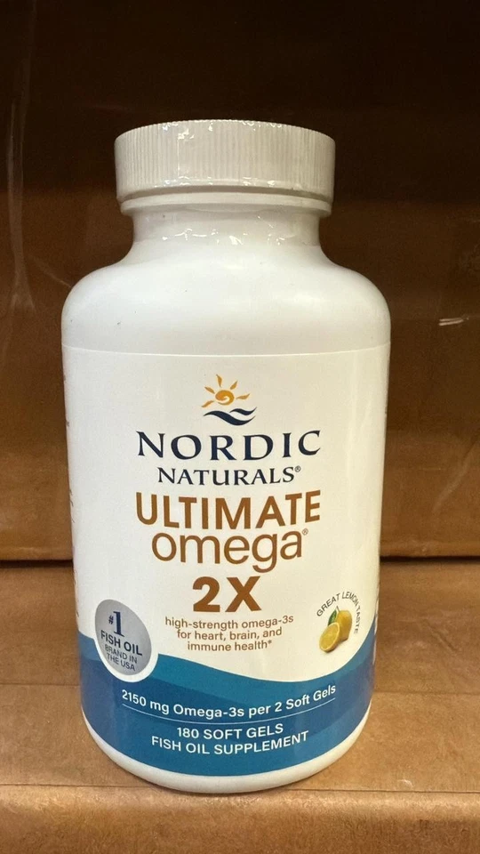 Pacote com 2 - Nordic Naturals Ultimate Omega 2X 180 Géis Macios - Força Extra - Imagem 2 de 4