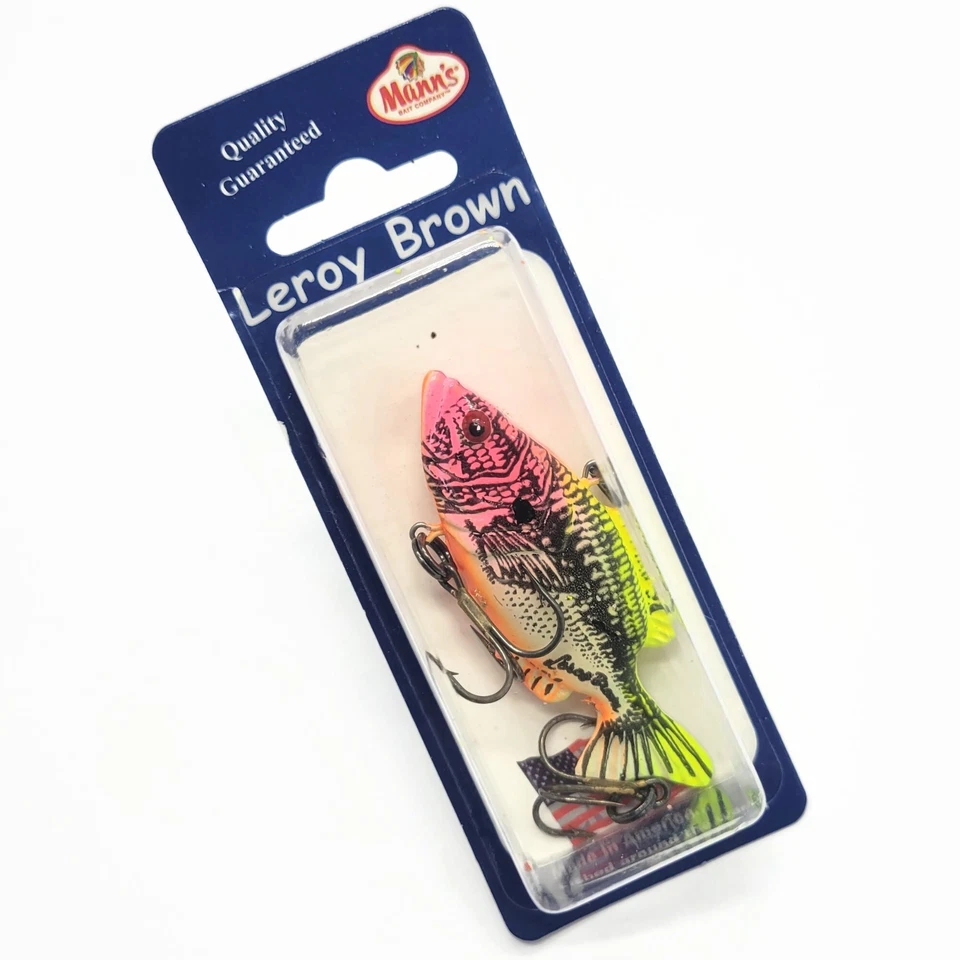 (3) Vintage Tom Manns "Leroy Brown" Crankbait Bass Fishing Lure Lot • Eufaula AL - Image 3 of 4