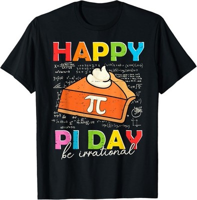Happy Pi Day Pie Funny Math Teacher 3.14 Pi Symbol Unisex T-Shirt