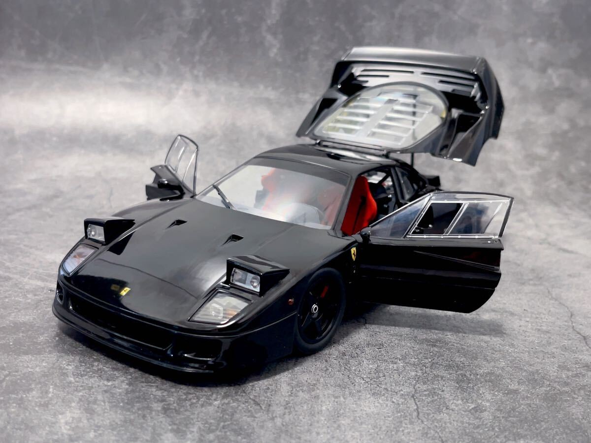 kyosho Ferrari F40 ミニカー 1/18 ライトウェイト Kyosho 1/18 Ferrari F40 Lightweight High-End Black Limited