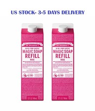 Dr. Bronner's Pure-Castile Liquid Soap - Rose 2 x 32 oz carton 
