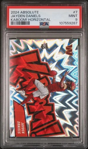 2024 Panini Absolute - Kaboom! Horizontal Jayden Daniels #7 RC PSA 9
