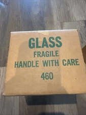 Princess House #460 - Heritage - 5" Etched Floral  Glasses - set of 4