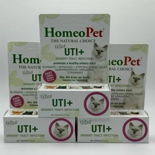 3 Pack HomeoPet Feline UTI+ 15mL For Cats
