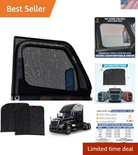 XXXL Truck Window Shade 2-Pack  UV Protection for Kenworth  Peterbilt