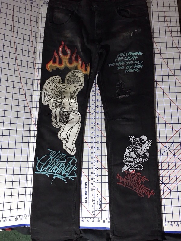 90’s Style Jeans, Patches
