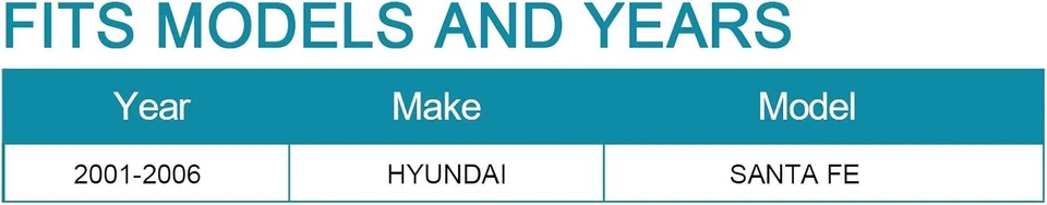 Exterior Door Handle Replacement FITS 2001-2006 for Hyundai Santa Fe 4PCS Foto 4 de 4