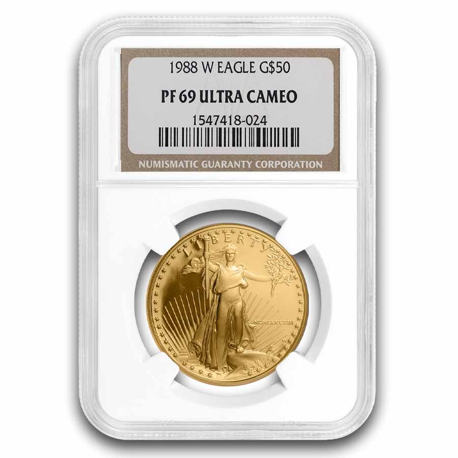 1988 4-Coin Proof American Gold Eagle Set PF-69 UCAM NGC | eBay