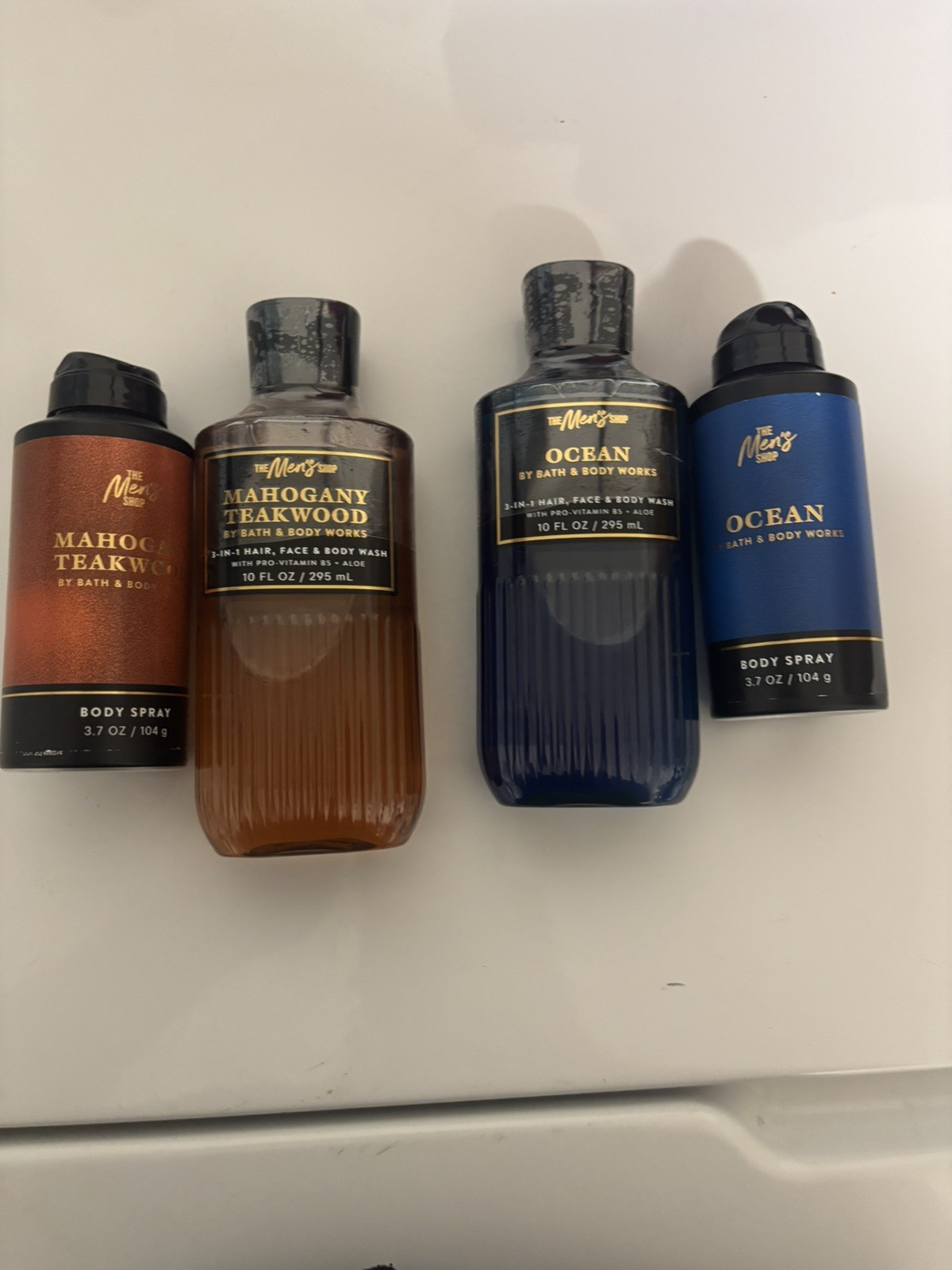 Bath & Body Works lot of 4. 3-in-1 Hair Face Body Wash Showe
