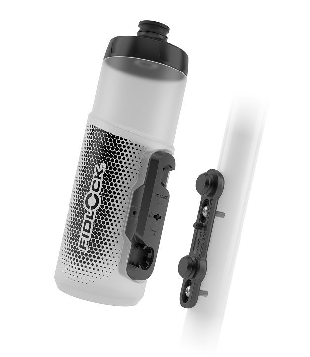 FIDLOCK BORRACCIA TWIST 600ML CON LA BASE BIANCO TRASPARENTE