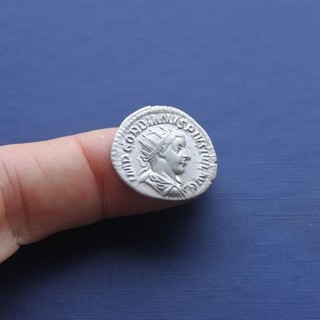 Imperial Roman Silver Coin Antoninianus Of Gordian 3rd c 238 AD