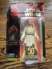 Star Wars Black Series Lucasfilm 50th Anniversary Qui-Gon Jinn Figure