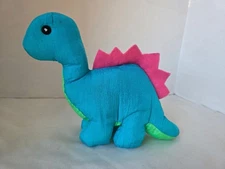 Vintage Parachute Material Dinosaur Blue Four Star International 1996Squeak Dino