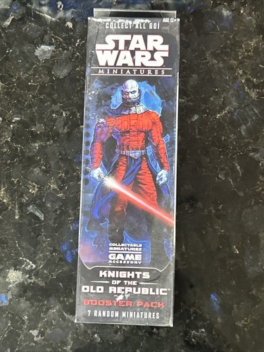 WOC Star Wars Miniatures Knights Of The Republic Booster Pack Minor Wear On Box