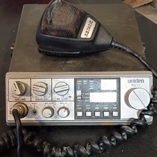 Uniden PC 77 Mobile CB Radio, 40 Channels, Noise Limiter, SWR CAL, PA untested