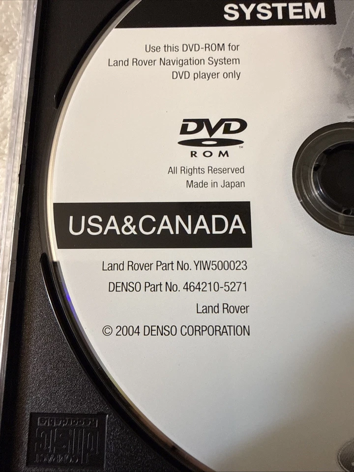 Genuine 2005-2007 Land Rover Range Rover HSE Navigation DVD 464210-5271 - Image 2 of 3