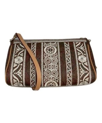 ETRO                    Paisley pattern one-shoulder bag brown 12478 7196