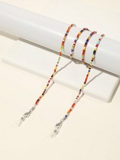 Multicolor Bohemian Beaded Eyeglass Chain Lanyard For Women