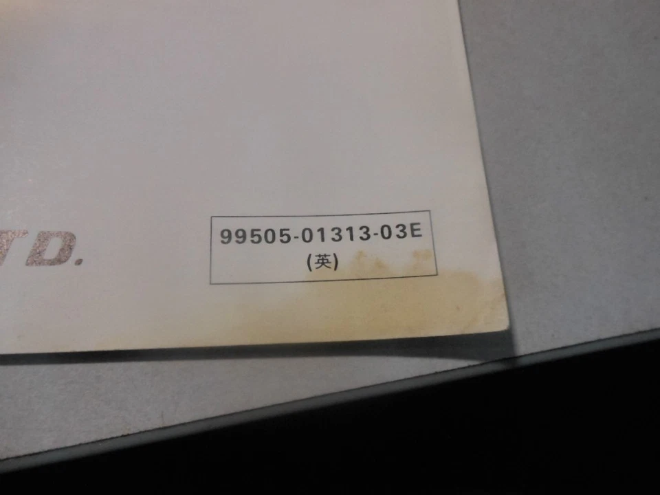 Guía de servicio previa y montaje de fábrica Suzuki 83 DR500D 99505-01313-03E Foto 2 de 4