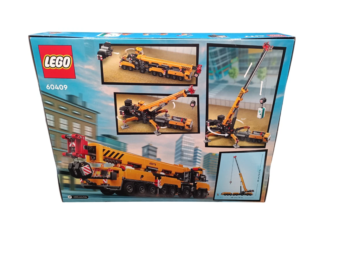 LEGO City 60409 Mobiler Baukran Set 1116 Teile ab 9+Jahren 360° drehbar