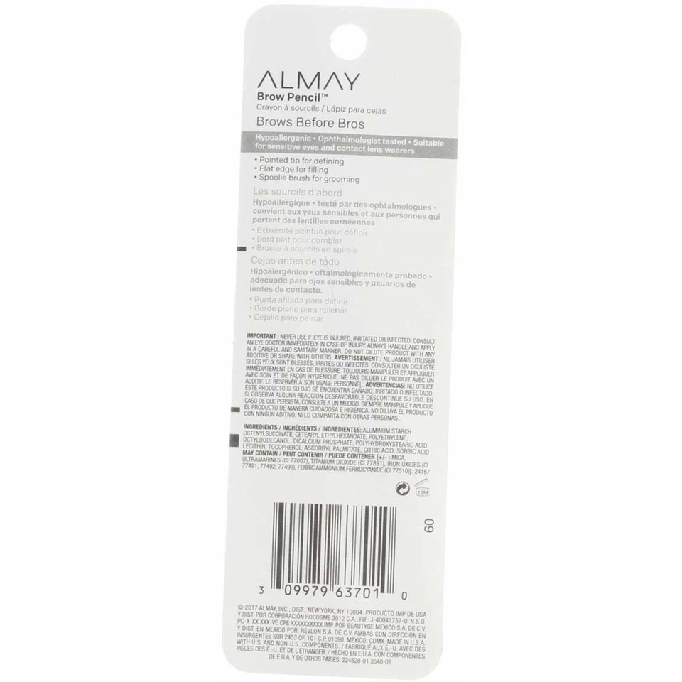 Almay Get Your Fill Brow Pencil, Dark Blonde 801, 0.01 oz - Image 2 of 2