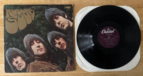 33 12" LP THE BEATLES RUBBER SOUL CAPITOL PURPLE LABEL MONO SW 2442
