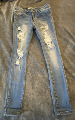 85- Machine Nouvelle Mode Women's Jeans Size 9 Blue Denim