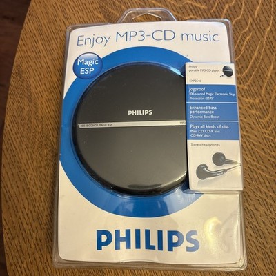 Philips Portable MP3-CD Player New Sealed EXP2546 100 Second Skip Vintage Stock
