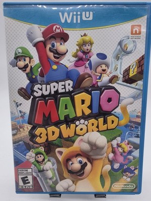 Super Mario 3D World Nintendo Wii U Cib Complete Mint All Inserts