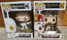 Freddie Mercury and John Lennon Funko Pop Bundle