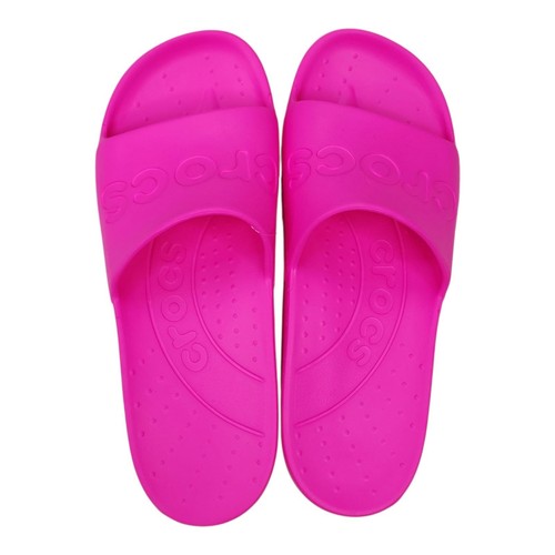 Crocs Slide Sandals Clog Hot Pink Womens Size 10 Mens Size 8 Comfortable - Picture 10 of 13
