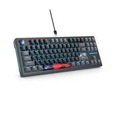 Owpkeenthy 75% Gasket Mounted Mechanical Gaming Keyboard Hot Swappa... Fast Ship