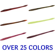 Zoom Trick Worm Bait Soft Lure Plastic 6.5" 20 Package