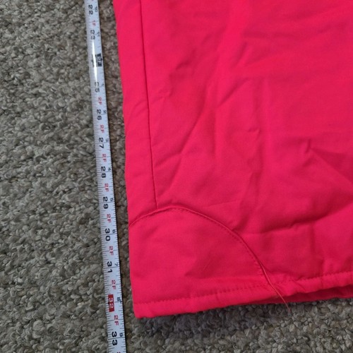 VTG Obermeyer Sport Mens Ski Pants Snowboard Pants L Neon Orange 34x32.5 - Picture 15 of 15