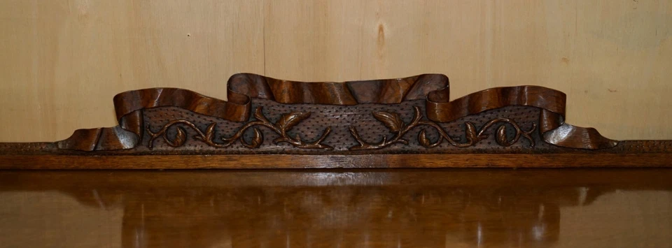EXQUISITA E IMPORTANTE LIBRERÍA ESTILO PUGIN RENACIMIENTO GÓTICO TALLADA A MANO ORNAMENTADA Foto 4 de 4