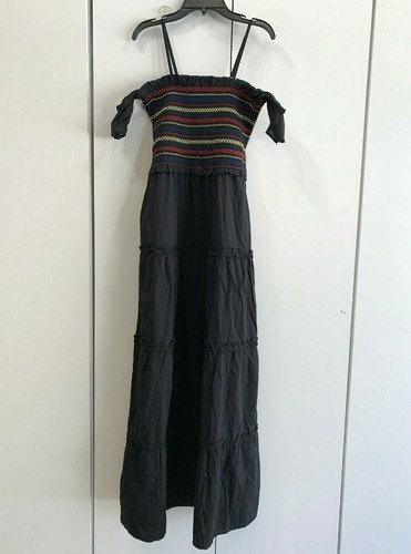 ROMEO & JULIET Couture RJ45745 Emboiredered Tiered Maxi Dress, M - Black - $175 - 第 1/11 張圖片