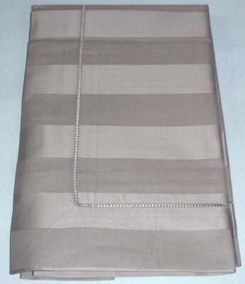 Sferra Presidio Truffle Boudoir Sham Striped 590-TC Egyptian Cotton Sateen New