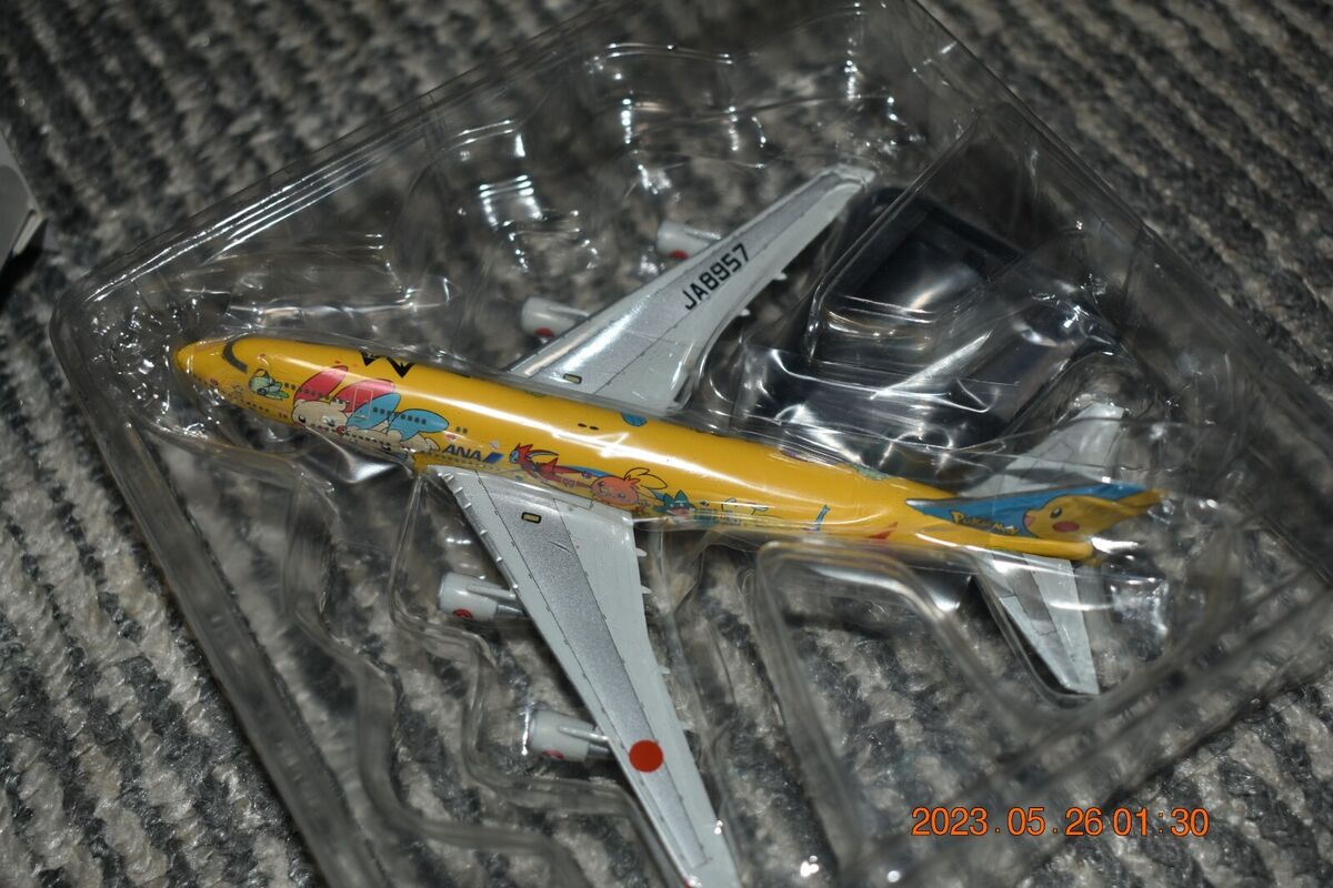 1/500 ANA BOEING 747-400 PIKACHU JUMBO JA8957 Pokemon Yellow 1/500 ANA BOEING 747-400 PIKACHU JUMBO JA8957 Pokemon Yellow