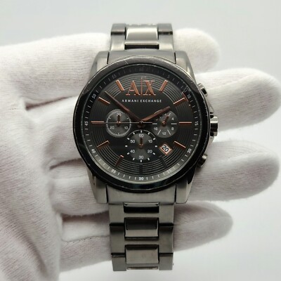 時計 ARMANI EXCHANGE Amazon.com: A|X Armani Exchange Men's Chronograph Grey