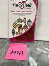 Heartfelt Creations Stamps  NOEL HOLIDAY ORNAMENTS  HCPC31031