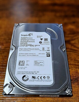 Seagate Barracuda 500GB SATA 7200RPM 3.5''  - ST500DM002 - Hard Drive HDD