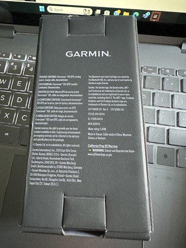 Garmin Forerunner 165 - GPS AMOLED Running Smartwatch - Black - NEW! - Zdjęcie 2 z 2