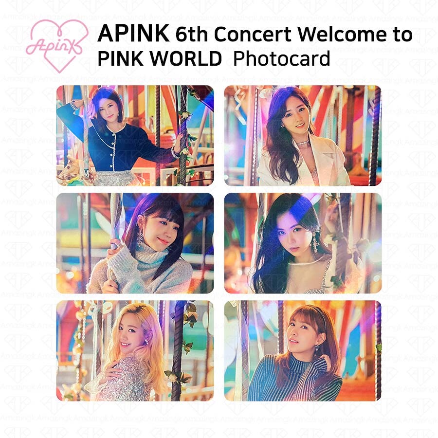 APINK 6th Concert Welcome to PINK WORLD Photocard Photo Card KPOP