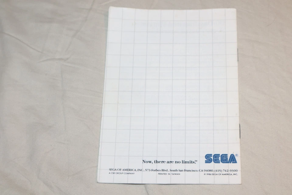 Sega Master System Hang On Safari Hunt Instruction Manual ONLY - Image 2 of 2