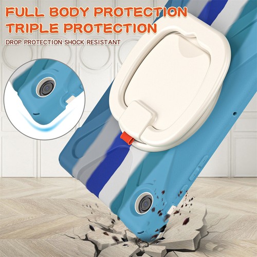Strap Case For Samsung Galaxy Tab S9 FE S9 S8 S7 A9 A8 A7 Stand Shockproof Cover - Picture 164 of 243